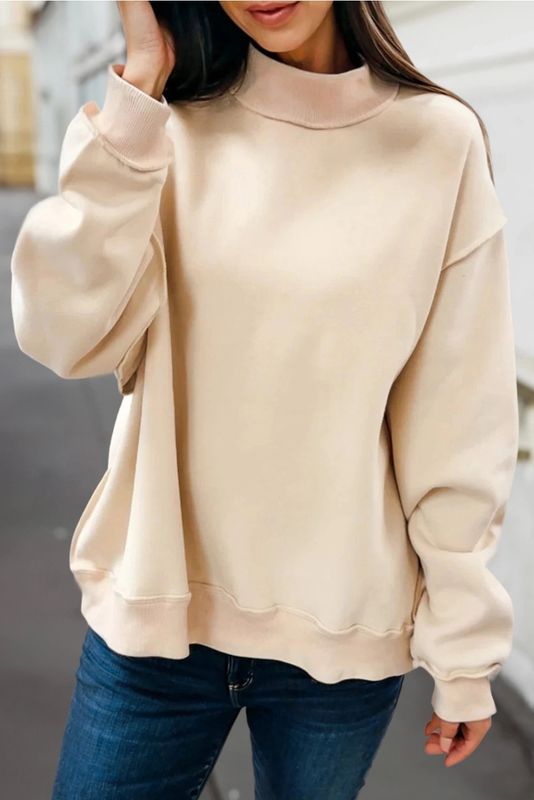 Aapparella Reversible  Mock Neck Sweatshirt 