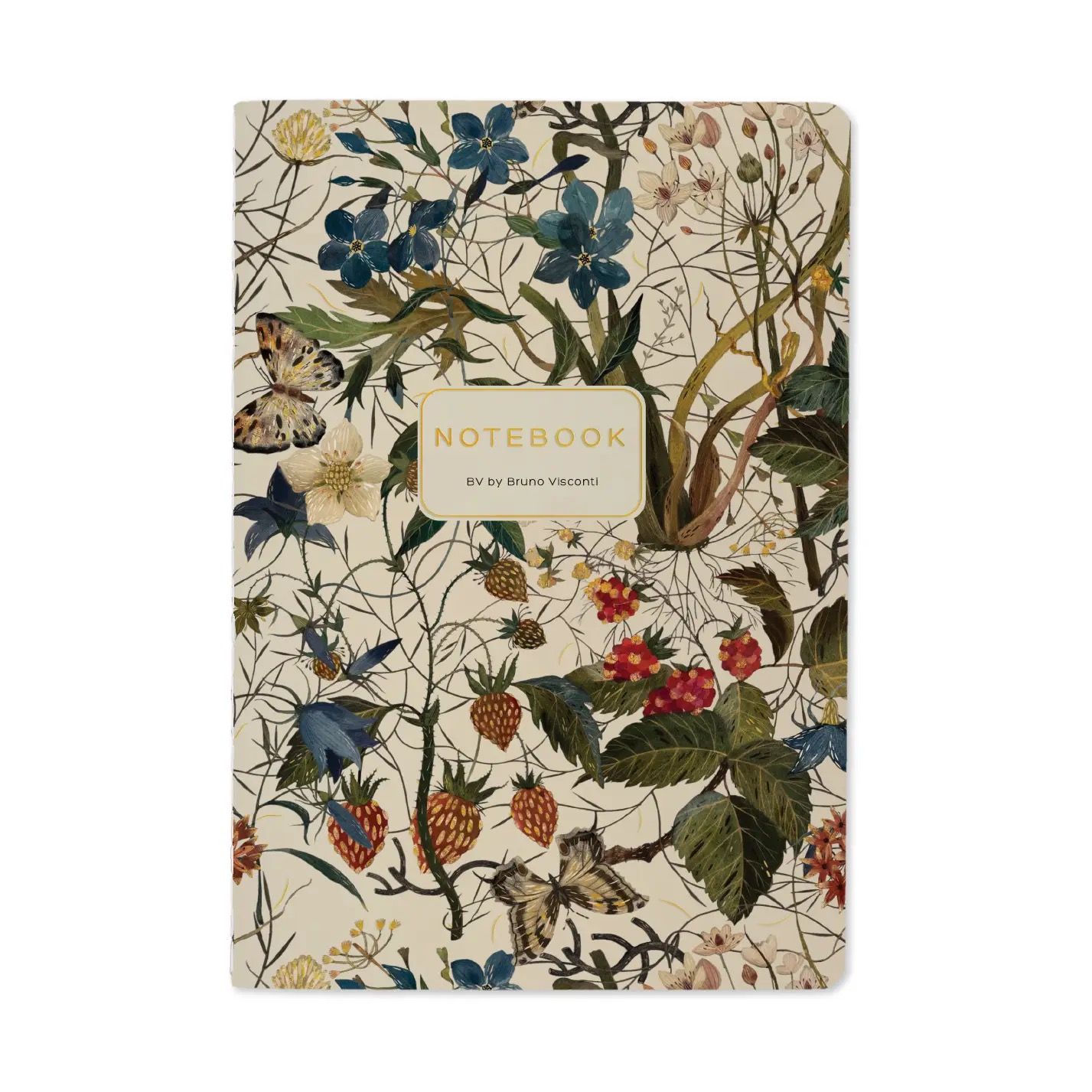 Bruno Visconti Forest Flowers on White Note Book
