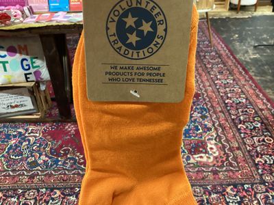 Volunteer Traditions Orange Ankle Socks