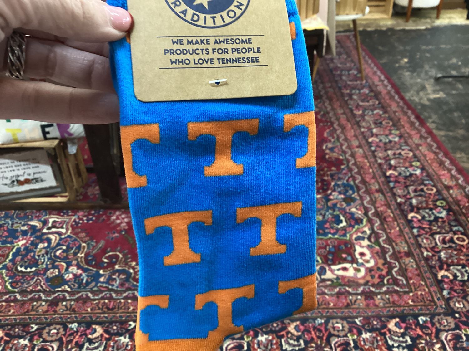 Volunteer Traditions Lady Vols Blue Socks