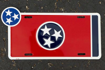 Volunteer Traditions License Plate w/ free decal