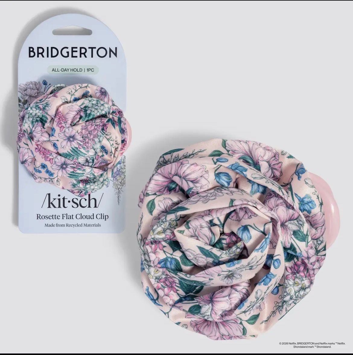 Kitsch Satin Bridgerton Rosette Clip