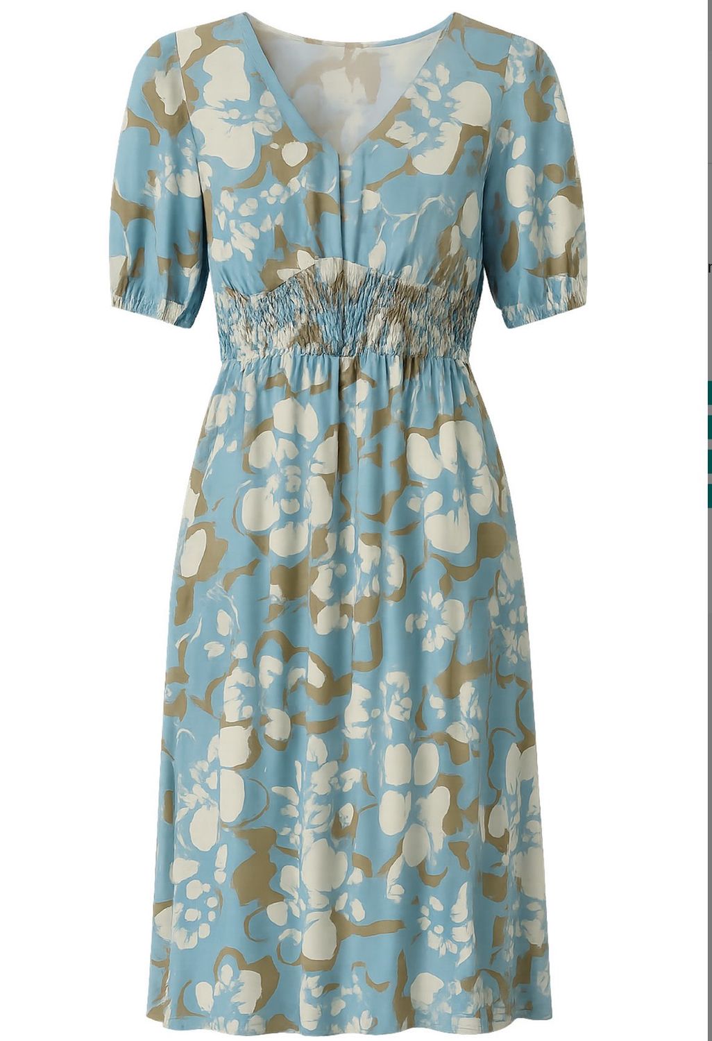 Another Love Smocked Waist Dress, Color: Floral, Size: XS