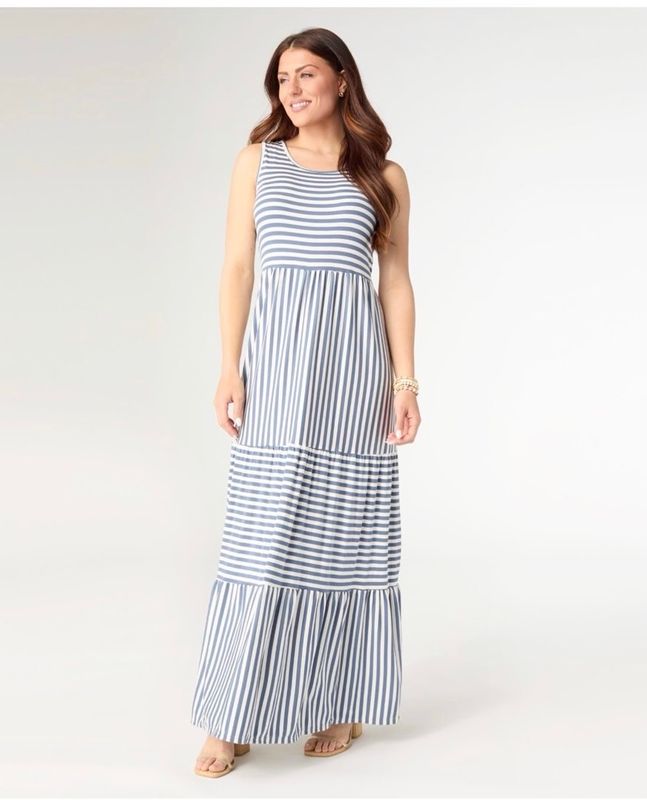 Coco + Carmen Striped Maxi Dress