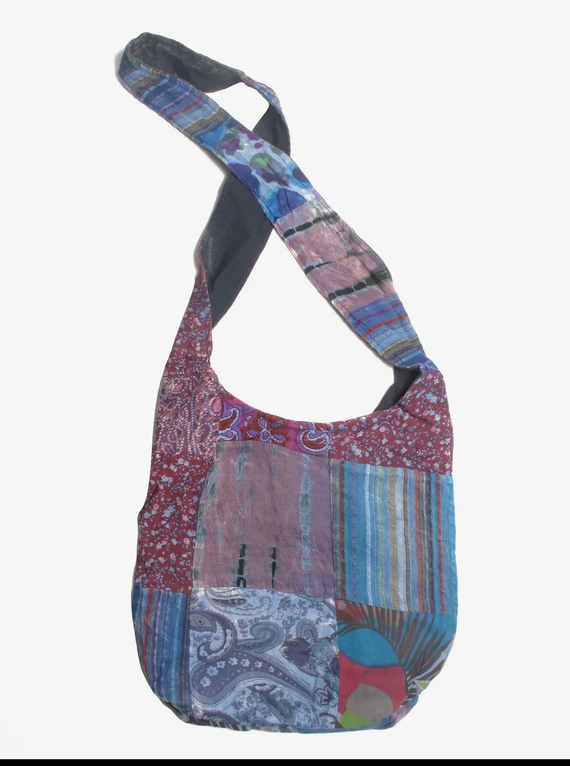 Blue Sky Patchwork Bucket bag