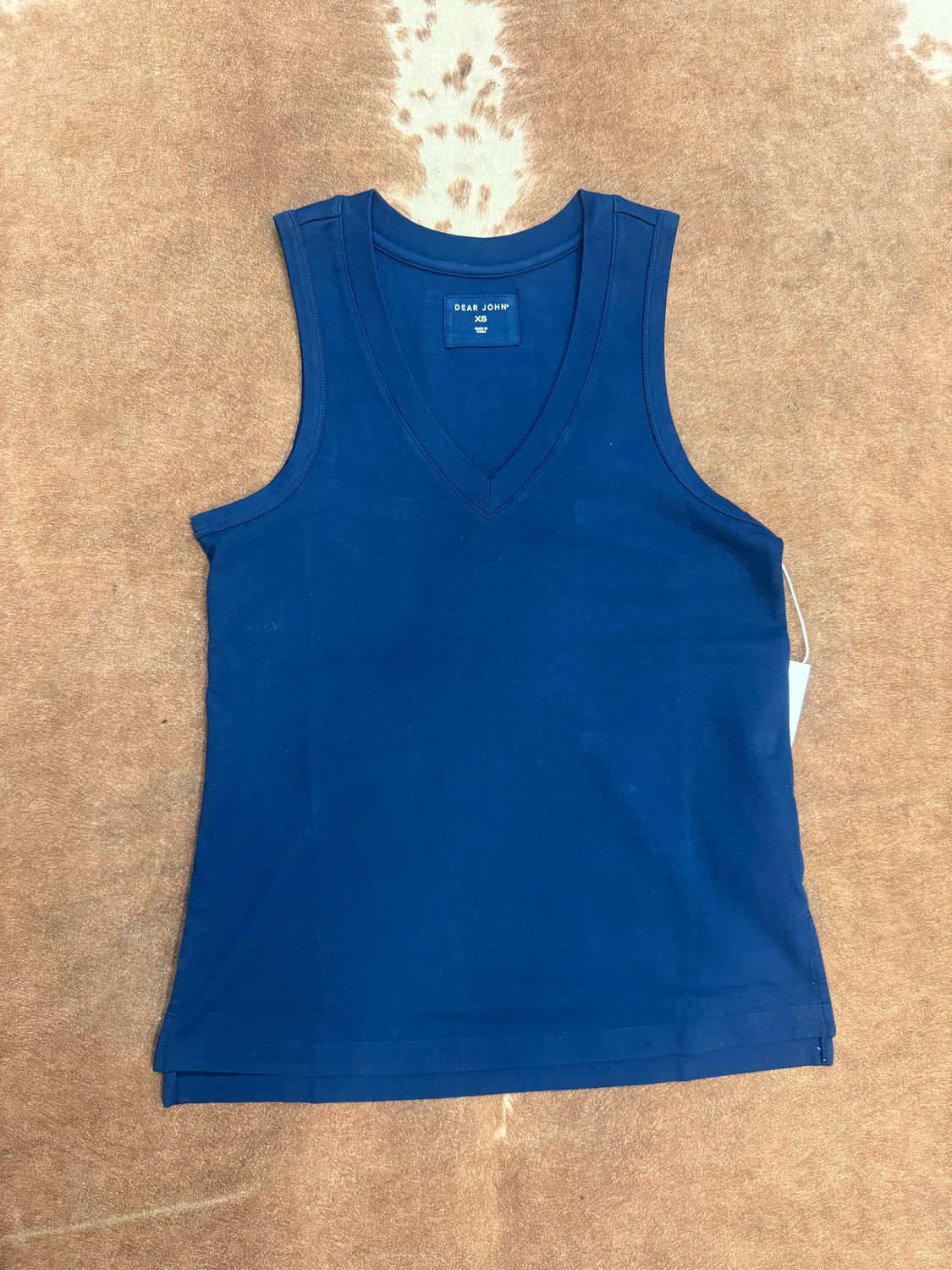 Dear John Laurel Tank, Color: Black Iris, Size: XS