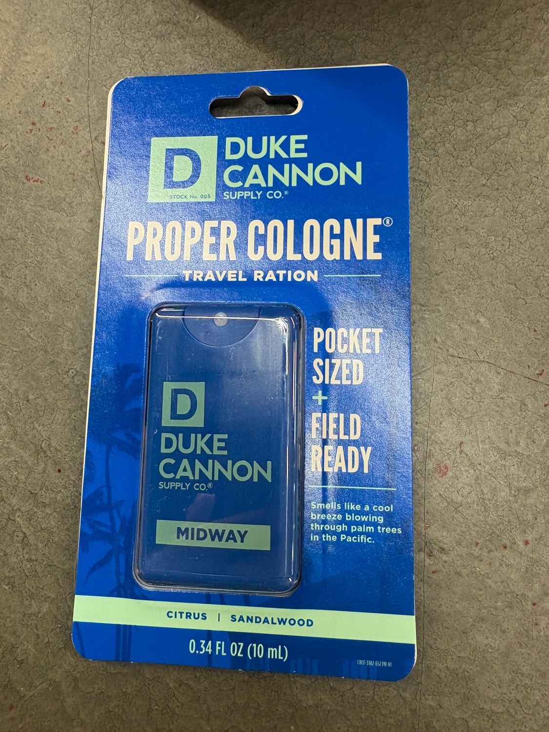 Duke Cannon Travel Ration Cologne