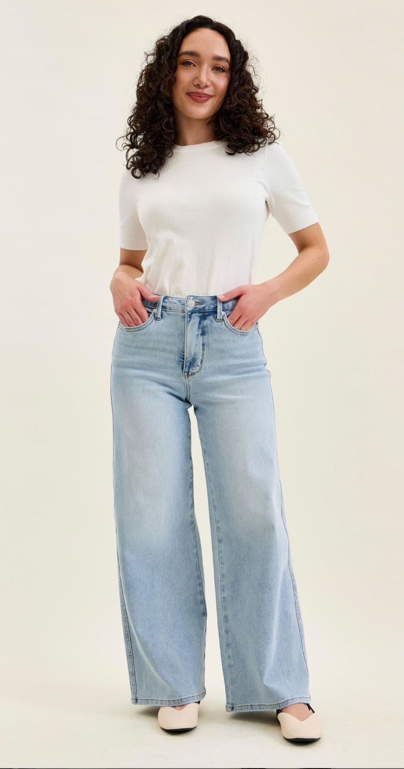 Judy Blue Petite  TC retro Wide, Size: 0/24