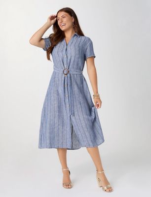Coco + Carmen Miriam Shirtdress w Belt