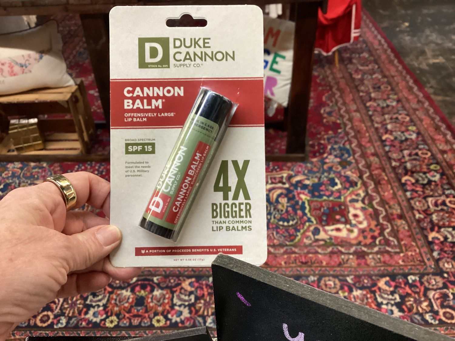 Duke Cannon Offensively Large Lip Balm