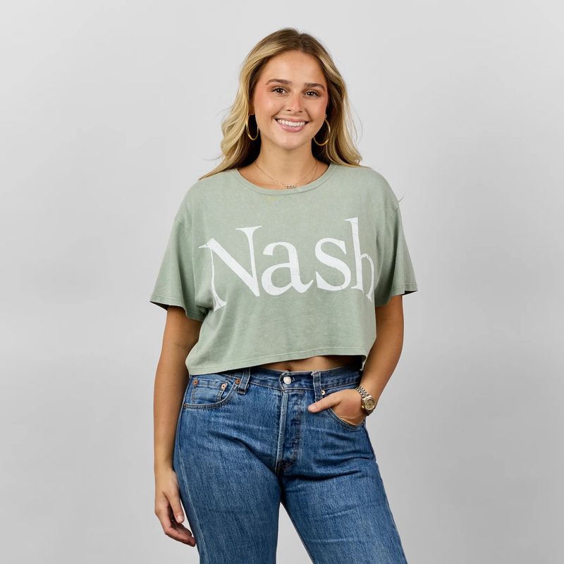 Nash Annabelle Boxy Crop Top