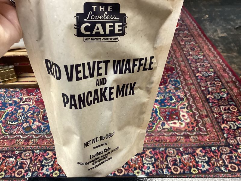 Loveless Cafe Red Velvet Waffle and Pancake Mix