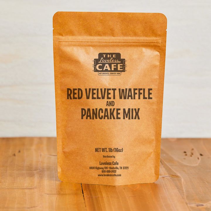 Loveless Cafe Red Velvet Waffle and Pancake Mix