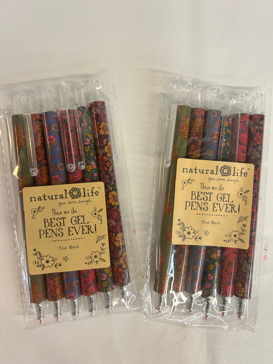 Natural Life Gel Pens, Color: Floral
