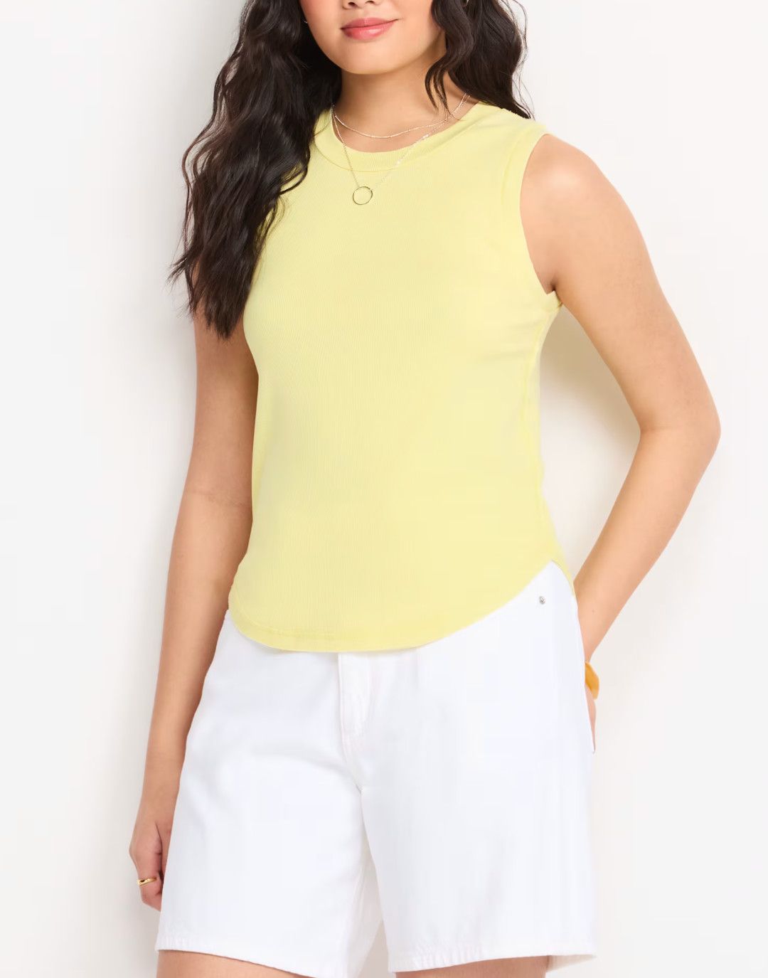 Flag &amp; Anthem Joliet Seameed Tank Yellow, Size: XS