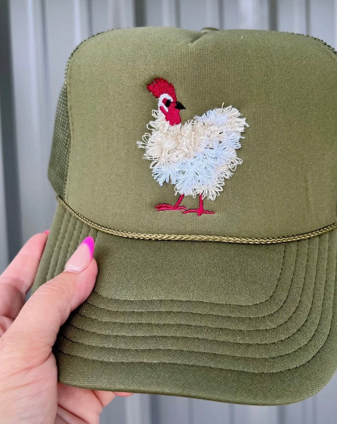 Mother Clucker Fluffy Chicken Trucker hat