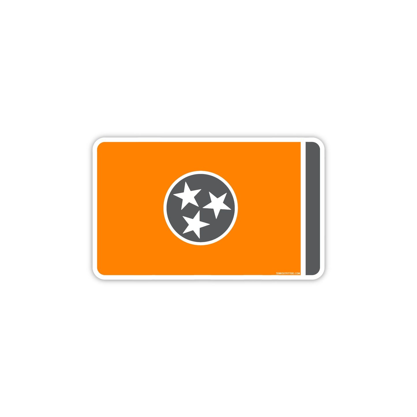Volunteer Traditions Orange Flag Sticker