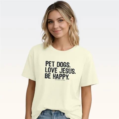 Southern Couture Pet Dogs Tee, Size: S