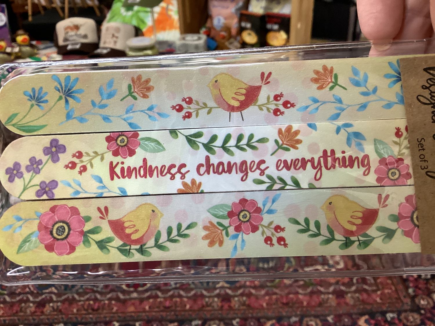 Divinity 3 Pack Emery Boards, Color: Kindness