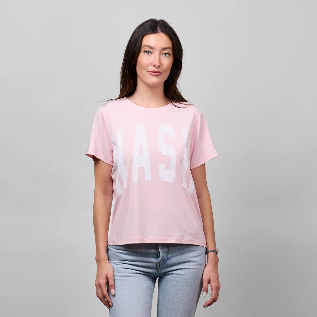 Nash Boxy Tee , Color: Soft Pink, Size: S