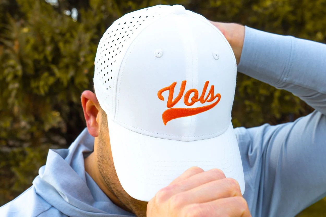 Volunteer Traditions White Script Vols Hat