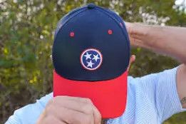 Volunteer Traditions Navy/Red Tristar Hat