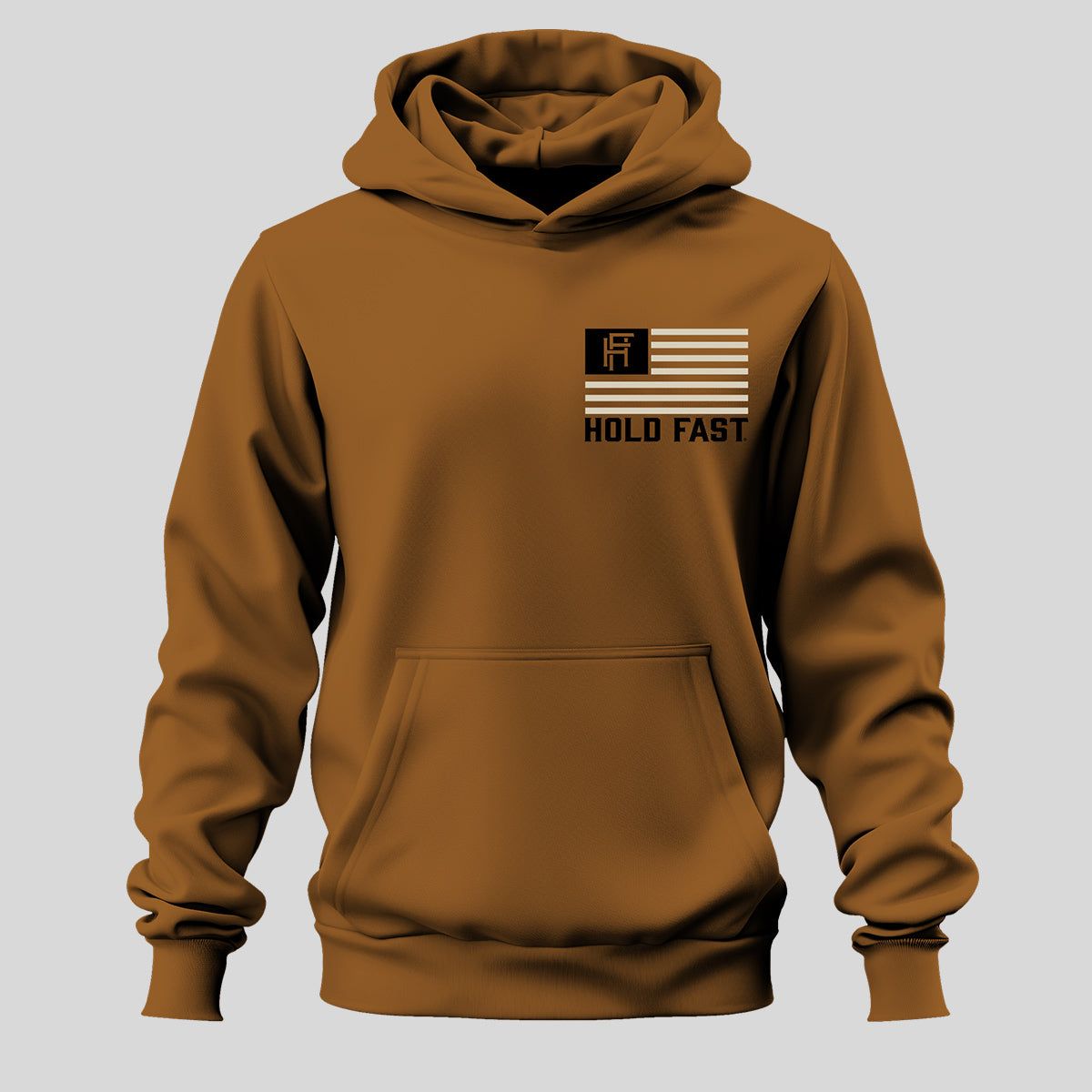 Kerusso Hold Fast Hoodie, Color: Brown, Size: S