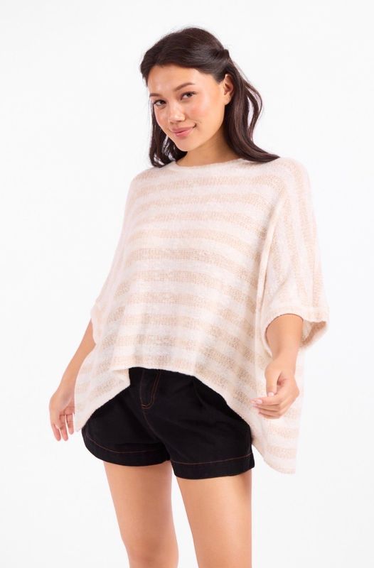 Sadie &amp; Sage Billie Stripe Brushed Dolman Top