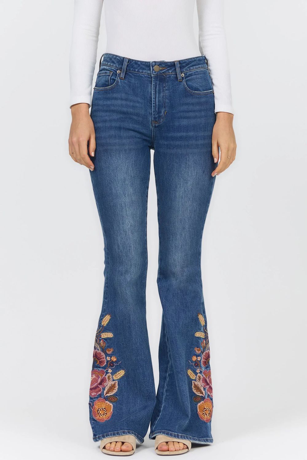 Dear John Rosa Flare Jean , Color: Autumn Revival, Size: 24