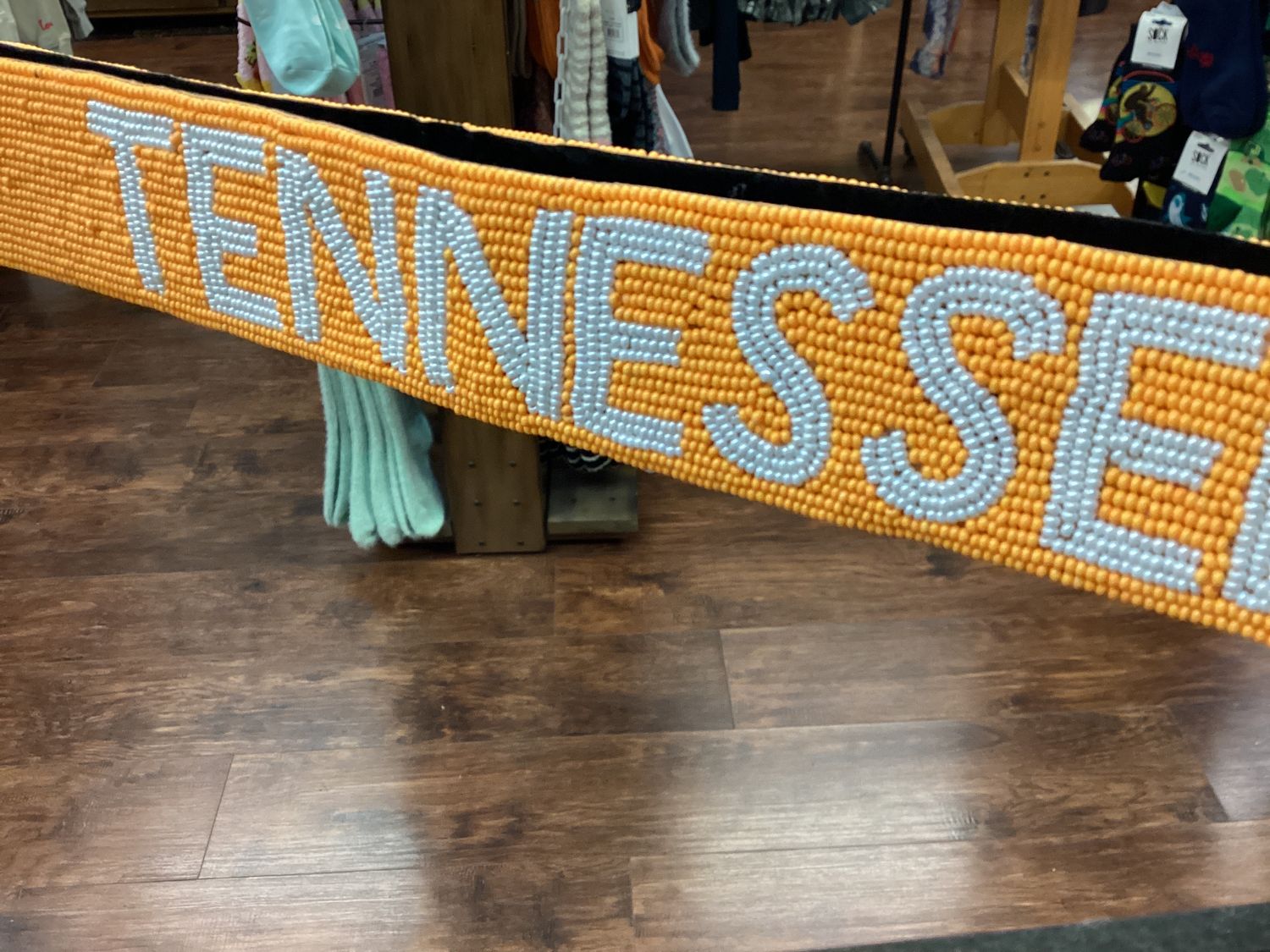 Handbeaded Tennessee Bag Strap - TN Vols