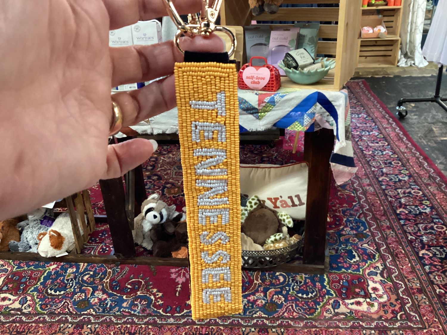 Queens Design TN beaded Wristlet