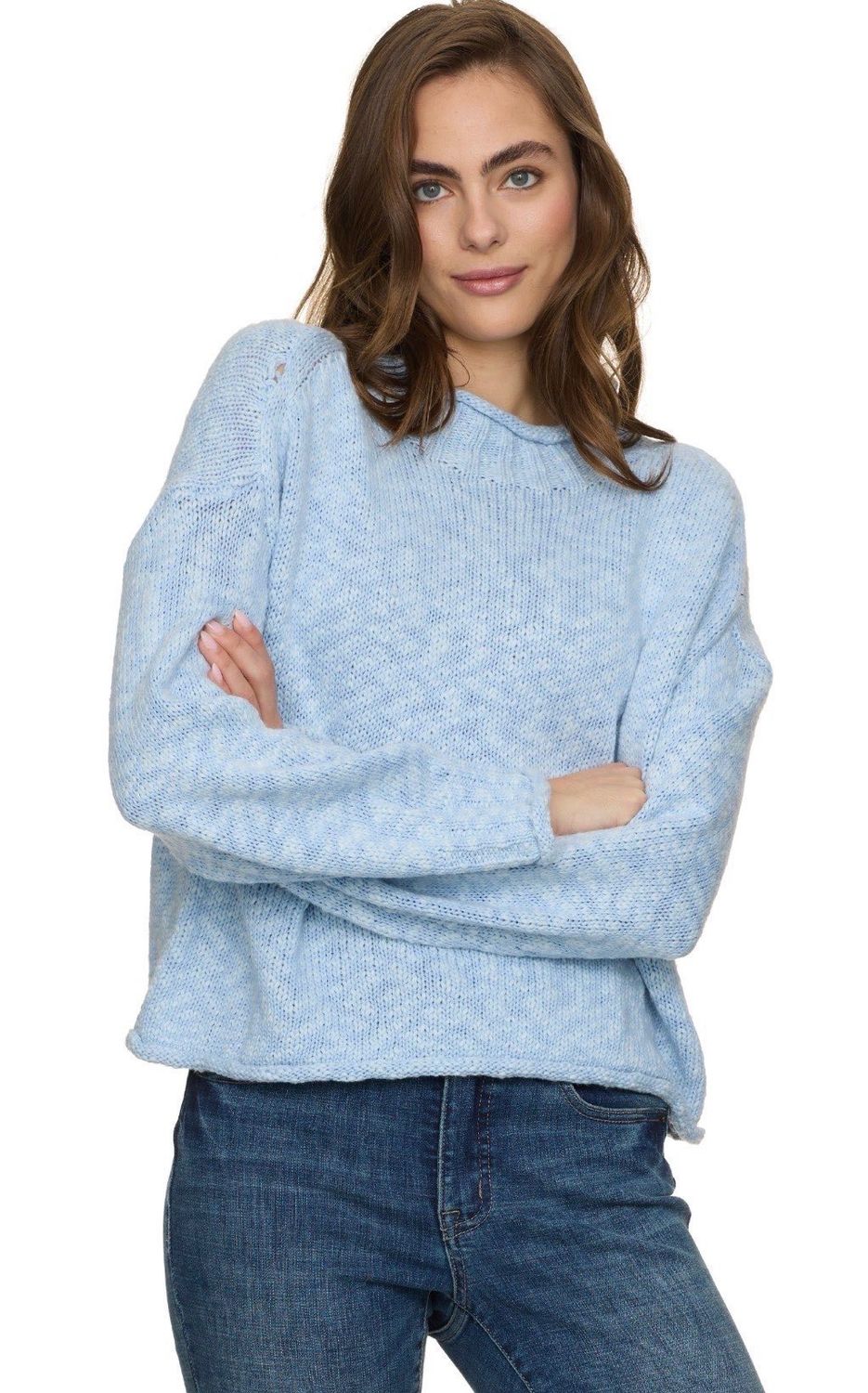 Flag &amp; Anthem Mila Oversized sweater, Color: Dusty Blue, Size: XS