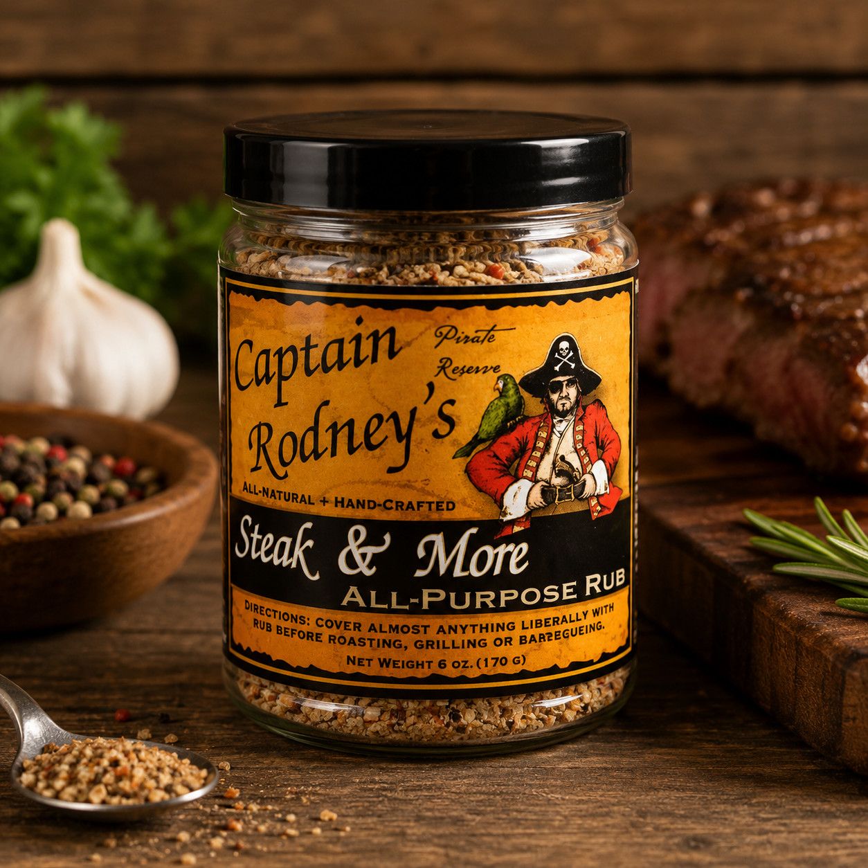 Captain Rodney’s Rub, Color: Steak &amp; More