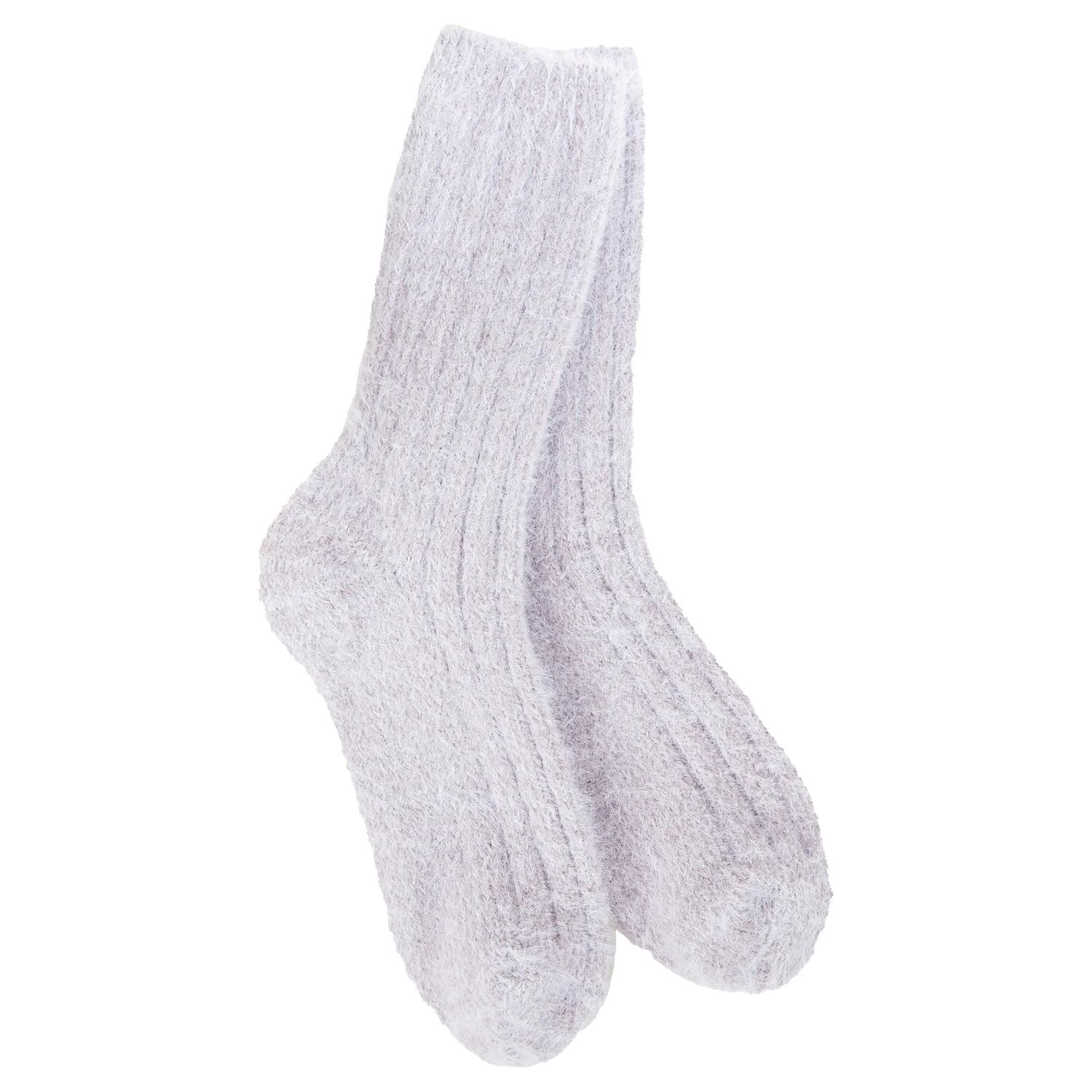 World’s Softest Socks Ragg Feather Crew, Color: Lilac