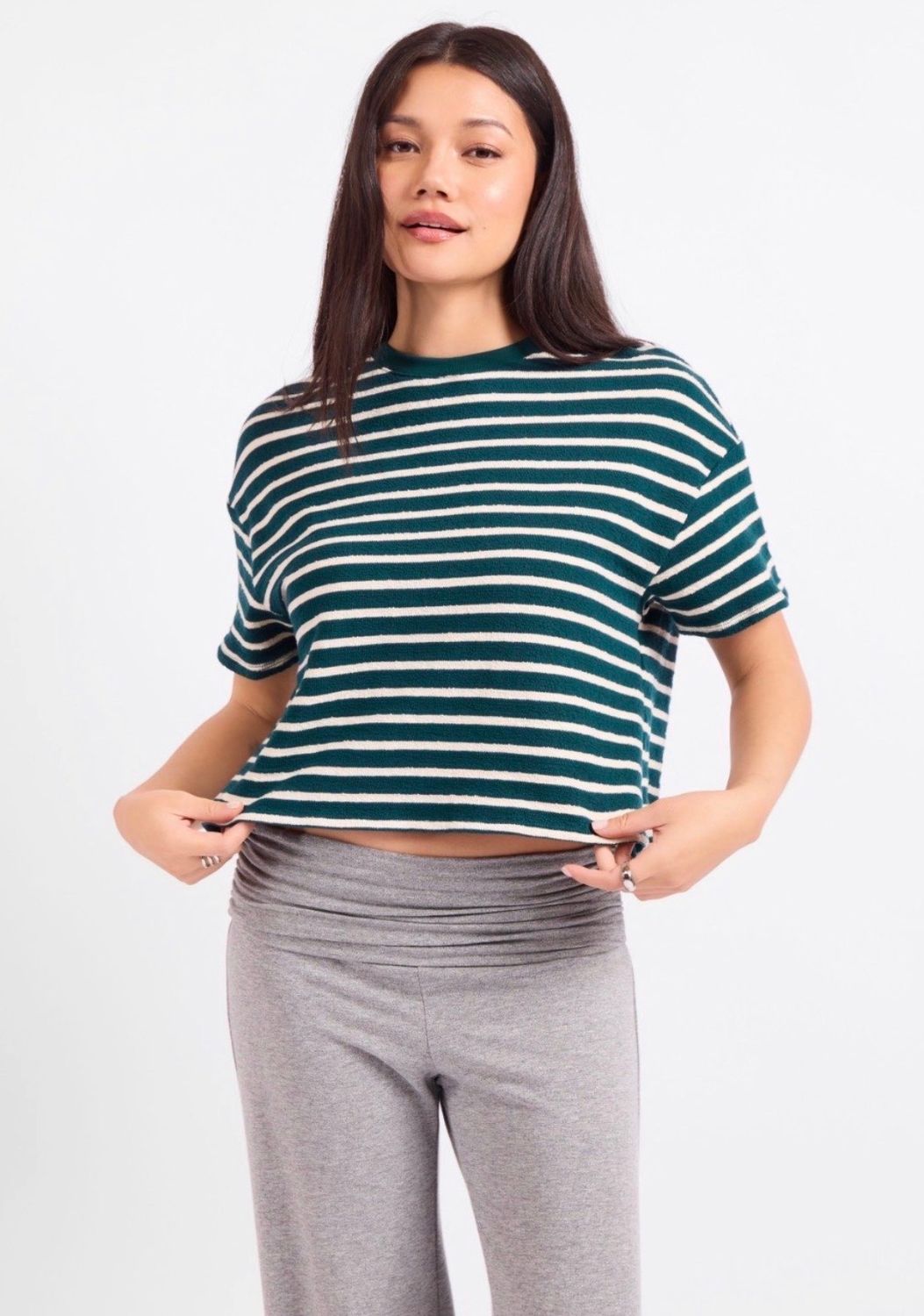 Sadie &amp; Sage Hall Pass Striped Tee, Size: XS