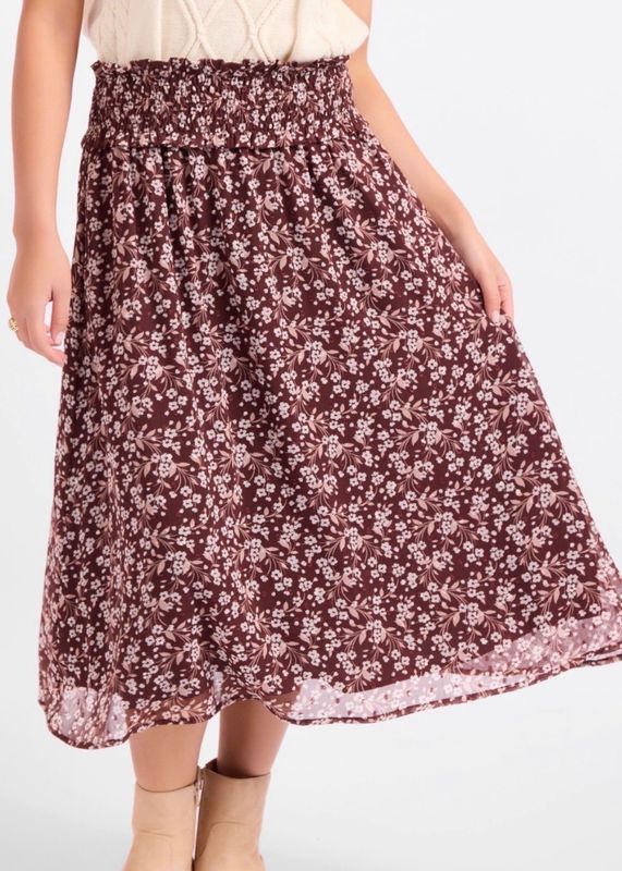 Sadie &amp; Sage Oak Lane Shirred Skirt