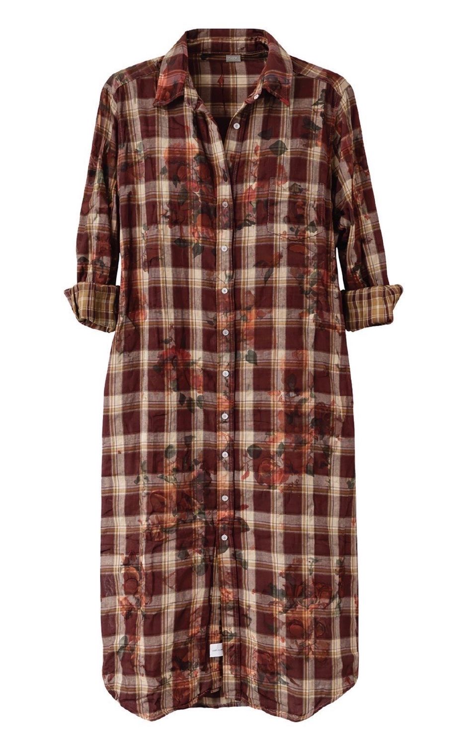 Dear John Galina Shirt Dress, Color: Rosewood, Size: XS