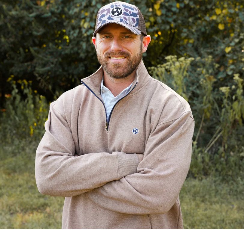 TriStar 1/4 Zip Pullover  Heather Walnut, Size: S