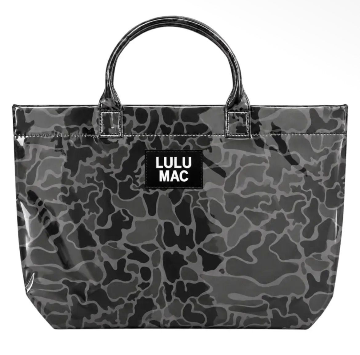 Lulu Mack Tote Bag, Color: Black Camo