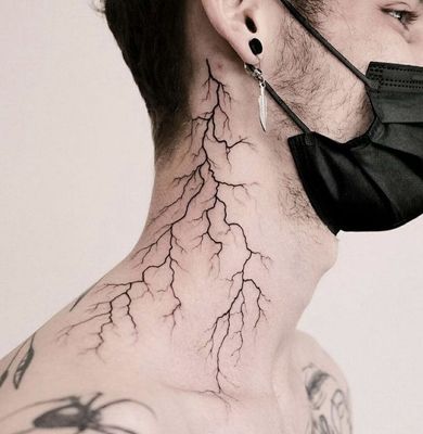 ​Herbal Lightning Temporary Tattoo