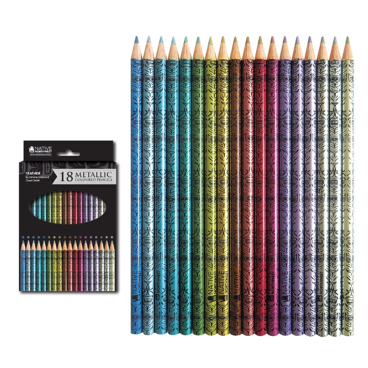 Native Elements® Metallic Coloured Pencils