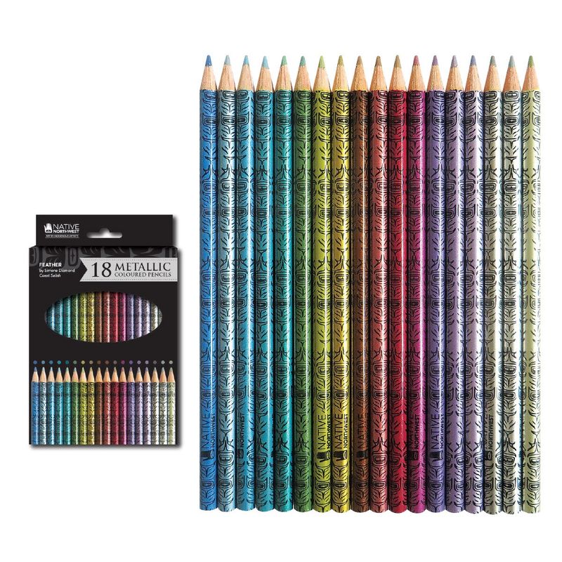 Native Elements® Metallic Coloured Pencils