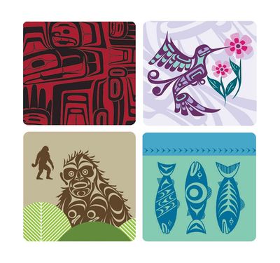 Native Northwest® Cork Backed Coasters