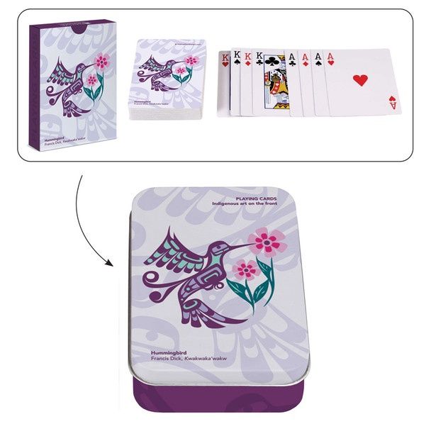 Native Northwest® Playing Cards, Design: Single Deck - Hummingbird