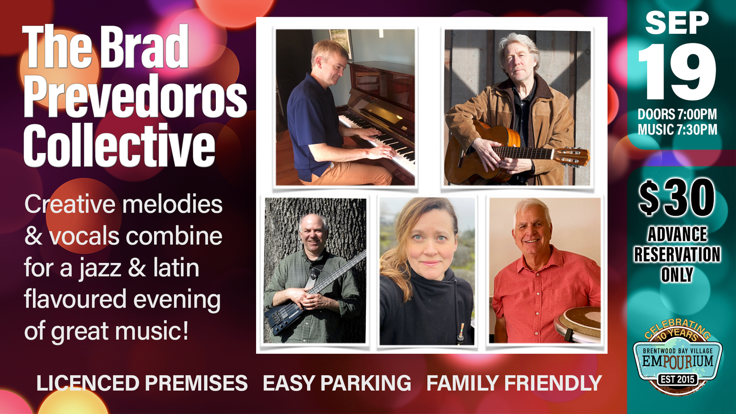 The Brad Prevedoros Collective: Sep 19