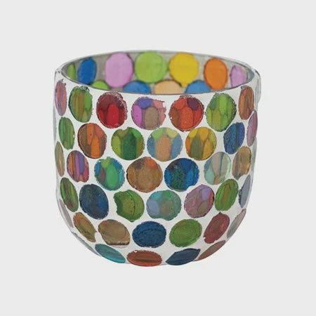 Glass Mosaic Votive Holder