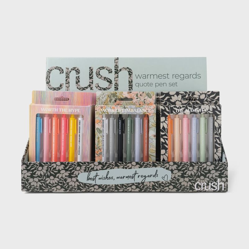 Crush Warmest Regards Pen Set