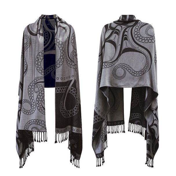 Native Northwest® Shawl, Design: Octopus