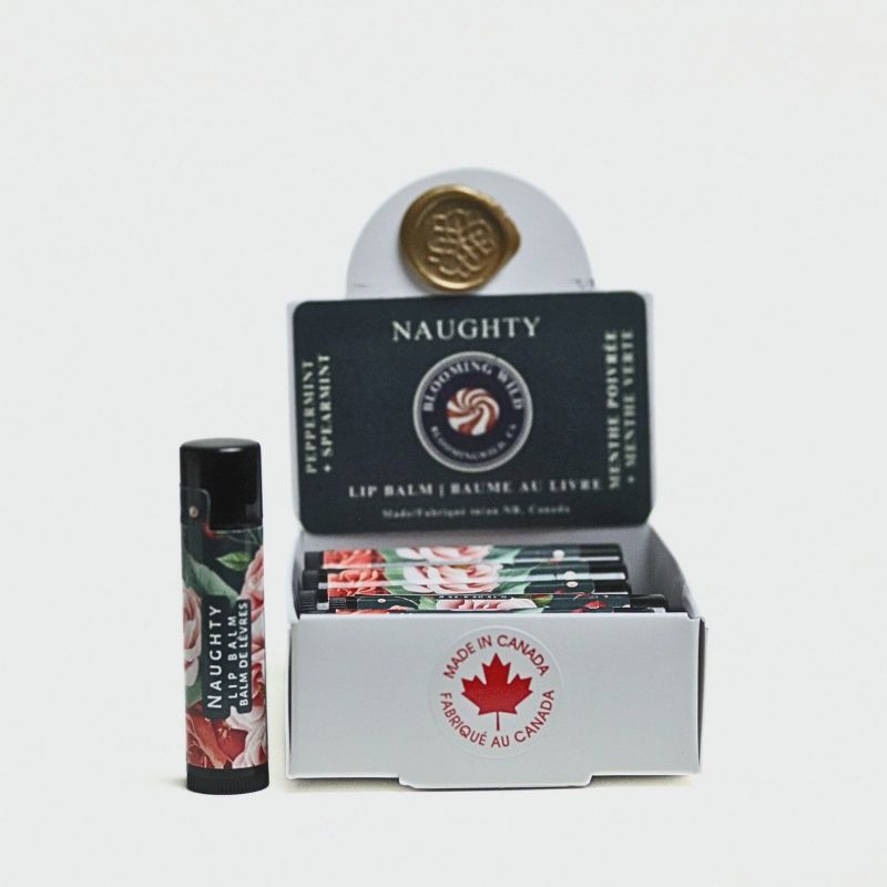 Blooming Wild Botanicals Lip Balm, Style: Naughty