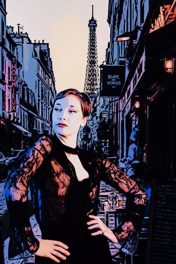 Original Artwork by James Leard, Title: A Paris Moment